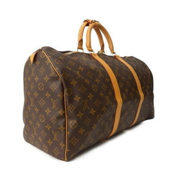 Louis Vuitton Monogram Keepall Boston Bag - Picture 2 of 8